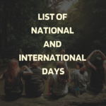 Illustration featuring a calendar with highlighted dates, representing a list of national and international days celebrated worldwide