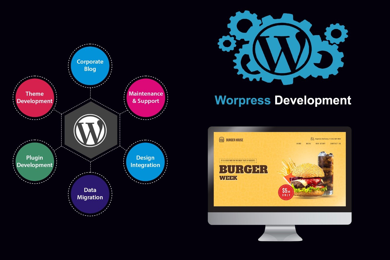 WordPress website development by Digital Chacha, creating fast, secure, and SEO-optimized websites tailored to your business needs.